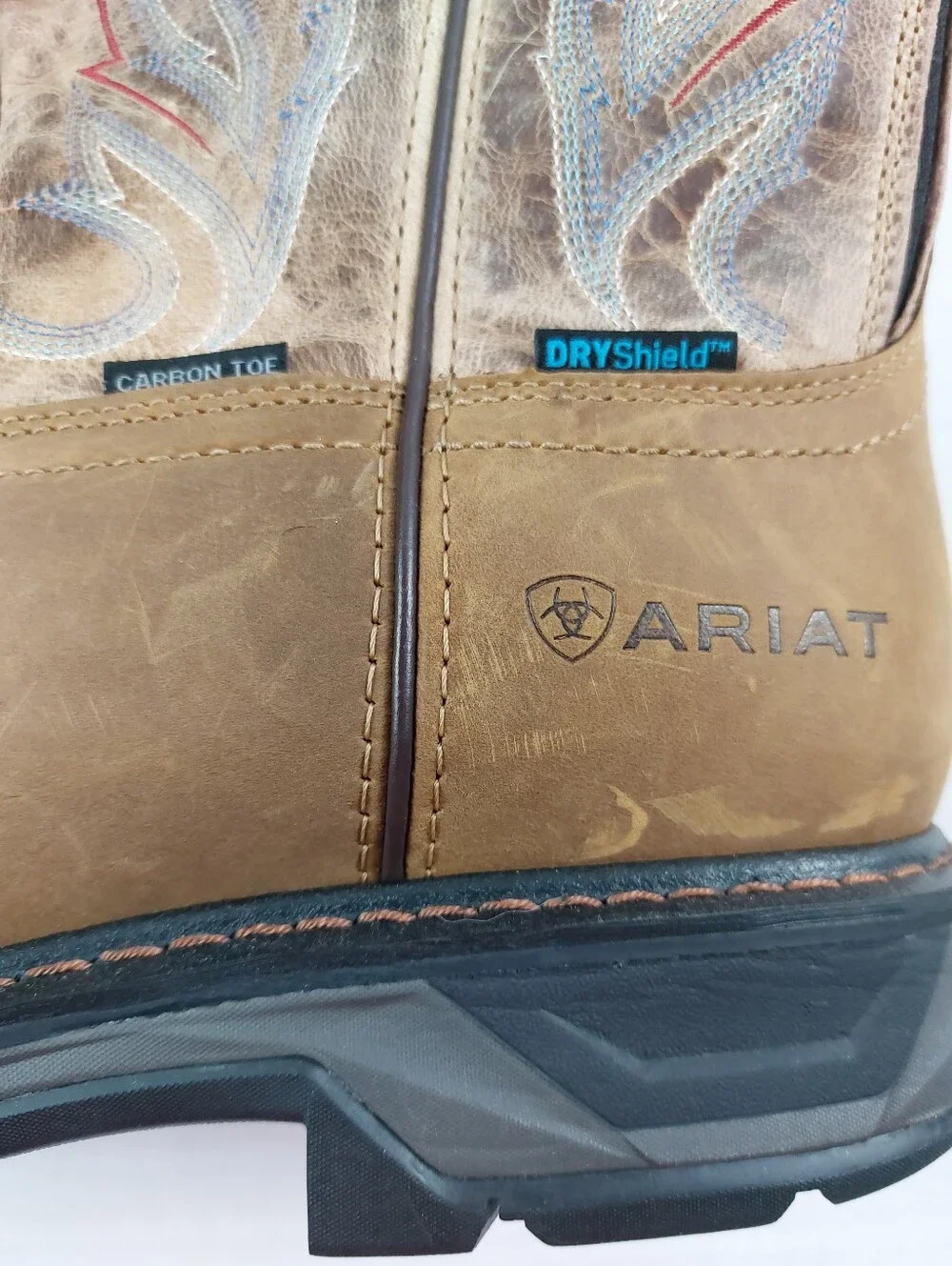 Ariat Workhog XT H20 Carbon Toe Boots Mens 13D Distressed Brown Waterproof NWT